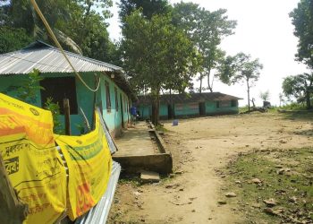ঝাউবন বিদ্যা নিকেতনে ১৪ বছর পর জাতীয় পতাকা উত্তোলন সোমবার