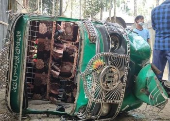 কালারমারছড়ায় সিএনজি দুর্ঘটনায় ১ জনের মৃত্যু, আহত ৩