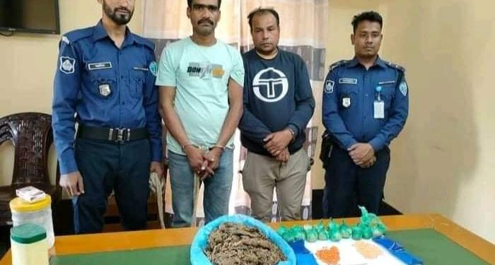 লামায় ইয়াবা ও গাজাসহ মাদক সম্রাট মধু আটক