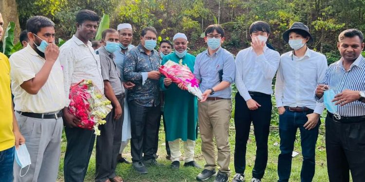 চকরিয়া পৌরসভার প্রস্তাবিত মেগাপ্রকল্প পরিদর্শনে  জাইকার দক্ষিণ এশিয়ার প্রধান পরিচালক