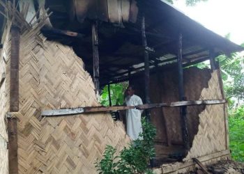 পেকুয়ায় গভীর রাতে ঘরে আগুন, আংশিক ভস্মীভূত