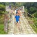 অর্ধ কোটি টাকার সেতুতে উঠতে বাঁশের পাটাতন!