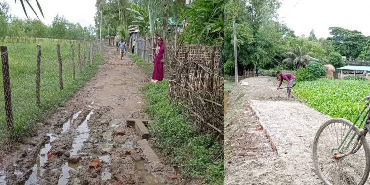 পেকুয়ায় জনগুরুত্বপূর্ণ রাস্তার বরাদ্দ নিয়ে যুবলীগ নেতার বাড়ির রাস্তা সংস্কার!! 1 পেকুয়ায় জনগুরুত্বপূর্ণ রাস্তার বরাদ্দ নিয়ে যুবলীগ নেতার বাড়ির রাস্তা সংস্কার!!