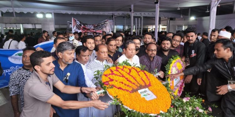 জাতীয় শোক দিবসে সম্প্রীতি বাংলাদেশ এর শ্রদ্ধা নিবেদন