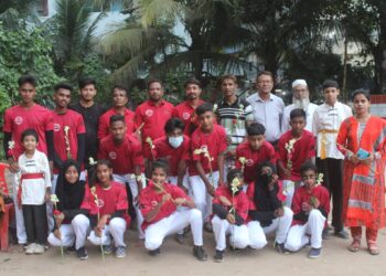 কক্সবাজার চায়নিজ উশু একাডেমির ঢাকা যাত্রা