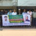মামলা প্রত্যাহারের দাবীতে লামায় কর্মরত সাংবাদিকদের মানববন্ধন