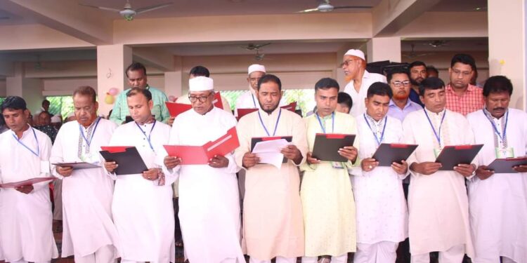 বদরখালী সমিতির নবনির্বাচিত কমিটির অভিষেক সম্পন্ন