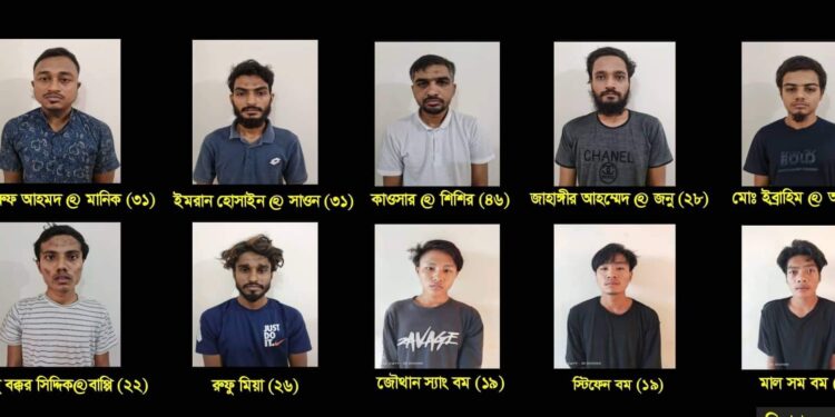 পাহাড়ে অভিযান,৭জঙ্গি সহ আটক১০, অস্ত্র ও সরঞ্জাম উদ্ধার, র‍্যাব বলছে পাহাড়ে আরো জঙ্গি আস্তানা থাকতে পারে