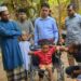 পিস্ ফাউন্ডারের মানবিক সহায়তা, হুইল চেয়ার পেল শিশু মোবারক