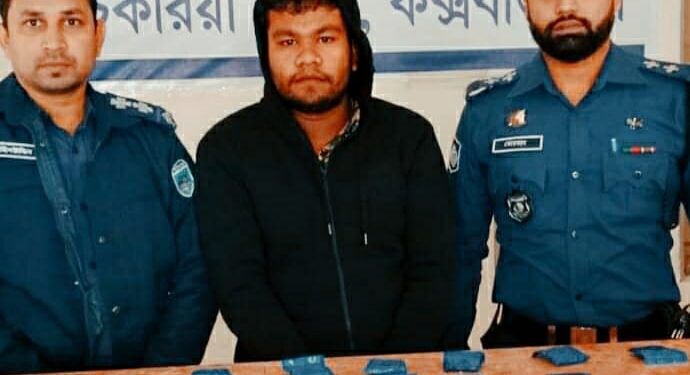 মহাসড়কে তল্লাশি চৌকি বসিয়ে পিকআপ থেকে ইয়াবা উদ্ধার