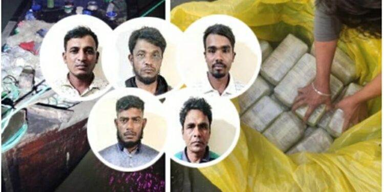 মগনামা জেটিঘাট থেকে ৬ কোটি টাকার ইয়াবা উদ্ধার,৫ কারবারি আটক 1 মগনামা জেটিঘাট থেকে ৬ কোটি টাকার ইয়াবা উদ্ধার,৫ কারবারি আটক