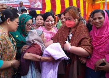 লামায় ১৬ শত দুস্থ পরিবারে শীতবস্ত্র কম্বল বিতরণ
