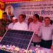 রাঙ্গামাটির দুর্গম এলাকায় সোলার হোম প্যানেল বিতরণ করলেন পার্বত্য মন্ত্রী বীর বাহাদুর