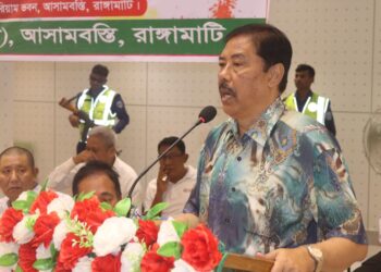 মারমা সংস্কৃতি সংস্থার অডিটোরিয়াম ভবন উদ্বোধন করলেন-পার্বত্য মন্ত্রী বীর বাহাদুর