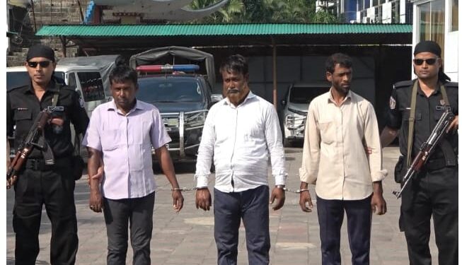আরসাকে অস্ত্র সরবরাহকারী ৩ অস্ত্র ব্যবসায়ী আটক