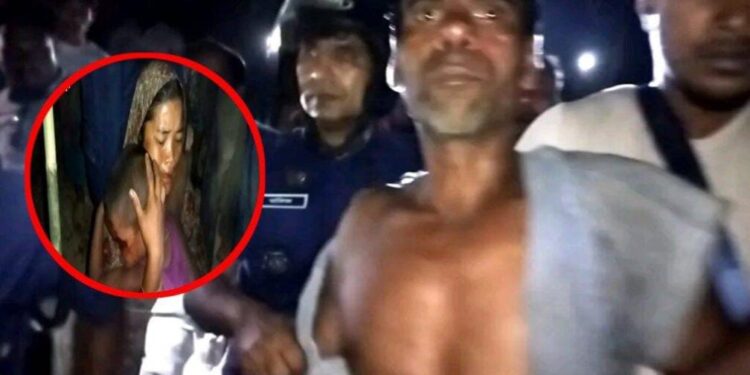 লামায় পাষন্ড বাবা কর্তৃক সন্তানকে জিম্মি
