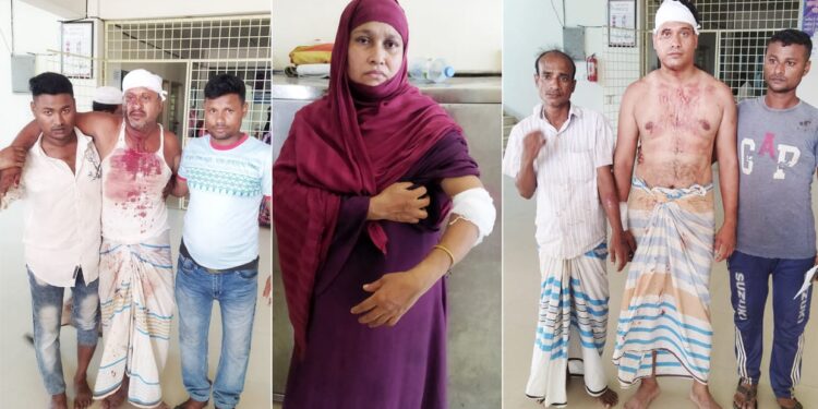 চকরিয়ার ডুলাহাজারায় পাঁচজনকে কুপিয়ে জখম