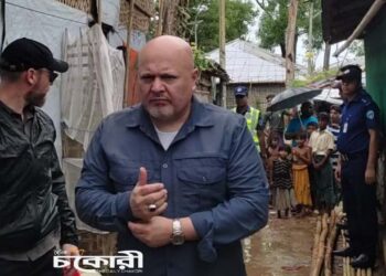 রোহিঙ্গা ক্যাম্প পরিদর্শন করেছেন আইসিসি’র প্রধান কৌঁসুলি এ এ খান