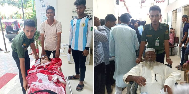 পাসপোর্ট অফিসে অসুস্থ ও বৃদ্ধদের সেবা দিয়ে প্রশংসায় ভাসছেন ওয়াহিদুজ্জামান