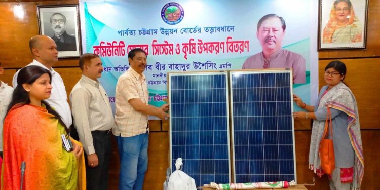 কমিউনিটি সোলার সিস্টেম পাহাড় আলোকিত করছে- বীর বাহাদুর