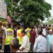 চকরিয়া খুটাখালী স্টেশনে সড়কের উপর থাকা ভাসমান দোকান উচ্ছেদ