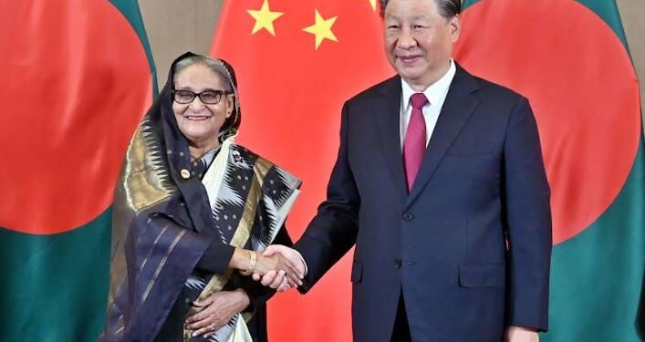 শেখ হাসিনা-শি জিনপিং দ্বিপাক্ষিক বৈঠক অনুষ্ঠিত