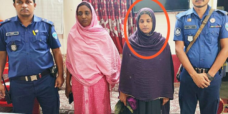বড় মহেশখালীতে ইয়াবাসহ স্ত্রী আটক, পালিয়েছে স্বামী