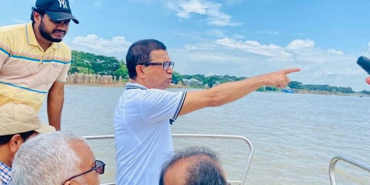 নদীভাঙন রোধে সরকারের পদক্ষেপে সুফল পাওয়া যাচ্ছে : এনামুল হক শামীম