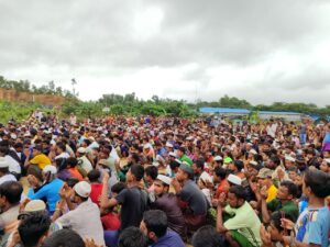 মিয়ানমারে ফিরতে রোহিঙ্গাদের সমাবেশ 2 IMG 20230825 WA0038