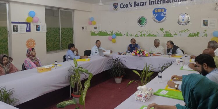 সি বি আই ইউতে অনুষ্ঠিত হলো ১৫ তম একাডেমিক কাউন্সিল ও সিন্ডিকেট সভা