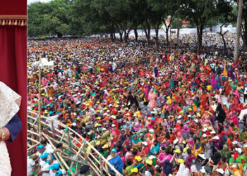 নৌকায় ভোট দিন : রংপুরে জনসমুদ্রে প্রধানমন্ত্রী