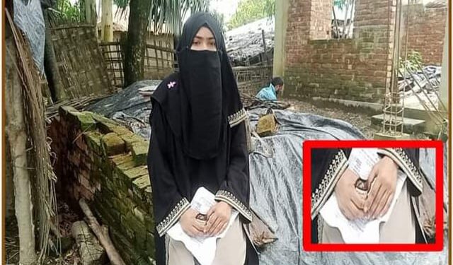 স্ত্রীর মর্যাদা পেতে বিষের বোতল হাতে অনশনে তরুণী!