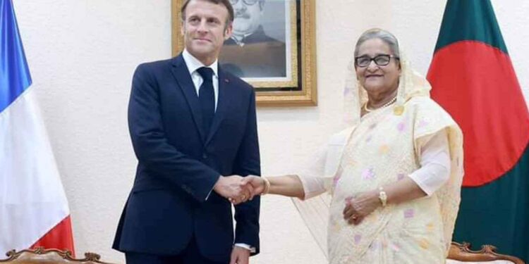 বাংলাদেশের অগ্রগতি অভূতপূর্ব: ম্যাক্রোঁ