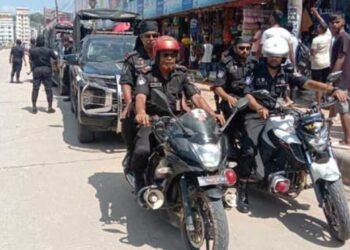 কক্সবাজারে নিরাপত্তার লক্ষ্যে র‌্যাবের রোবাস্ট পেট্রোলিং