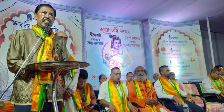 ধর্মীয় সম্প্রীতি আর উন্নয়নের লক্ষ্যে কাজ করছে সরকার-পার্বত্যমন্ত্রী বীর বাহাদুর