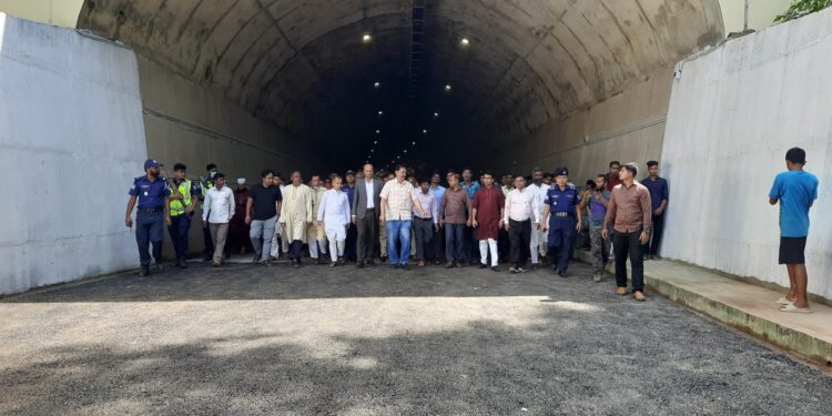 বান্দরবানে দৃষ্টিনন্দন টানেল উদ্বোধন 1 বান্দরবানে দৃষ্টিনন্দন টানেল উদ্বোধন