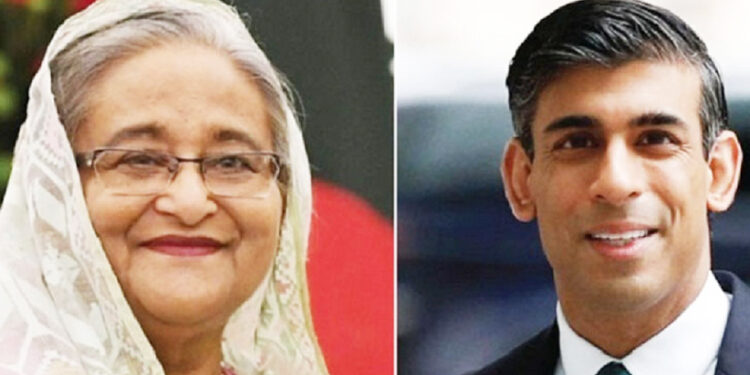 পাশে থাকার প্রতিশ্রুতি দিয়ে প্রধানমন্ত্রীকে চিঠি ঋষি সুনাকের 1 পাশে থাকার প্রতিশ্রুতি দিয়ে প্রধানমন্ত্রীকে চিঠি ঋষি সুনাকের