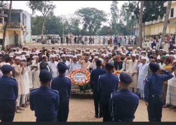 বীর মুক্তিযোদ্ধা মাস্টার নাজির আহমদ এর দাফন সম্পন্ন