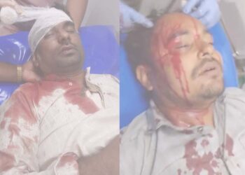 মোটর সাইকেল থামিয়ে পৌর যুবলীগের সভাপতি হাসানগীর ও যুবলীগ নেতা কামরানকে কুপিয়ে জখম, শহরে উত্তেজনা