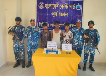 টেকনাফে বিপুল পরিমাণ ইয়াবাসহ ৩ মাদক কারবারি আটক