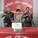 যাত্রী বেশে মাদক পাচারকালে মাদক কারবারি আটক