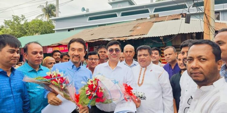 বাংলাদেশে নিযুক্ত জাইকার কান্ট্রি ডিরেক্টর মহেশখালীর বিভিন্ন উন্নয়ন প্রকল্প পরিদর্শন করেছেন