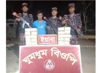 দুই লাখ ইয়াবাসহ রোহিঙ্গা যুবক আটক
