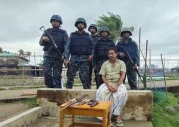 দেশীয় তৈরী বন্দুকসহ ধলঘাটা ইউপি চেয়ারম্যান বাচ্চু আটক