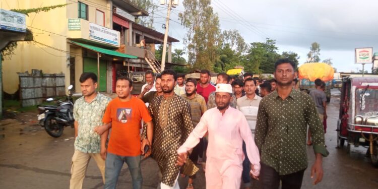 পেকুয়ায় গণঅধিকার পরিষদের আনন্দ মিছিল