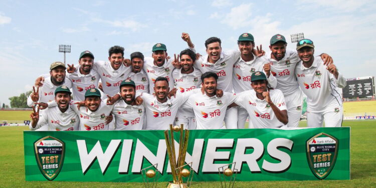 পাকিস্তানকে হোয়াইটওয়াশ করে বাংলাদেশের টেস্ট সিরিজ জয়