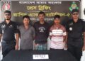 নওগাঁয় ছিনতাইকৃত ইজিবাইক উদ্ধার, আটক ৩