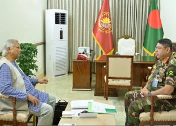 প্রধান উপদেষ্টার সঙ্গে সেনাপ্রধানের সৌজন্য সাক্ষাৎ