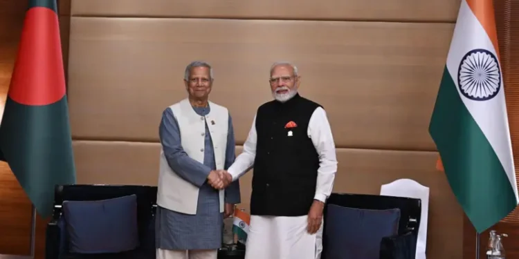 ভারত-বাংলাদেশ সম্পর্ক এগিয়ে নিতে ড. ইউনূস একসঙ্গে কাজ করার কথা বললেন